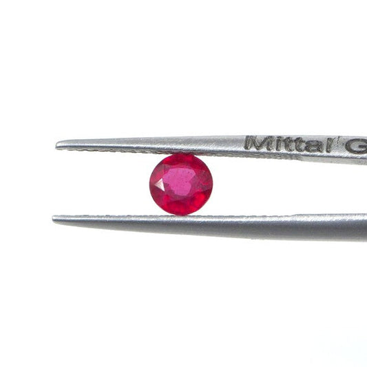 Natural Bangkok Ruby Calibrated Rounds | 4mm & 4.5mm