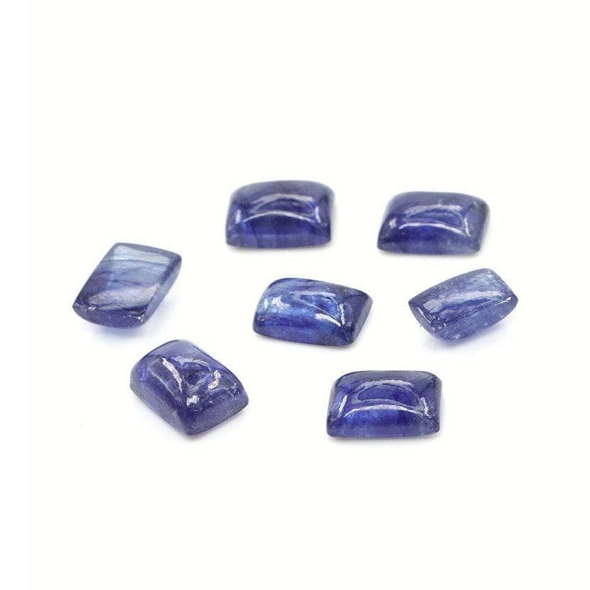 Natural Bangkok Blue Sapphire Calibrated Cabochon Octagons | 5x7mm & 6x8mm