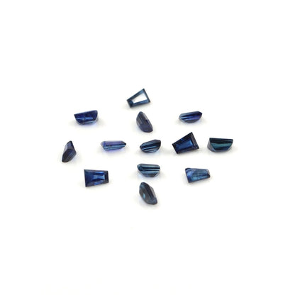 Natural Untreated Blue Sapphire Calibrated Tapper Baguettes | 1.5x2x4mm & 2x3x4mm