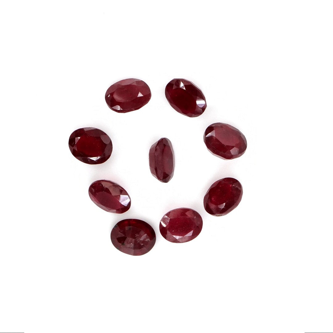 Natural Bangkok Ruby Calibrated Ovals | 3x4mm & 4x5mm