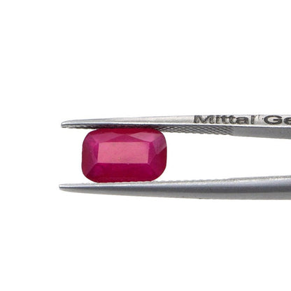 Natural Bangkok Ruby Calibrated Long Cushion | 5x7mm & 6x8mm