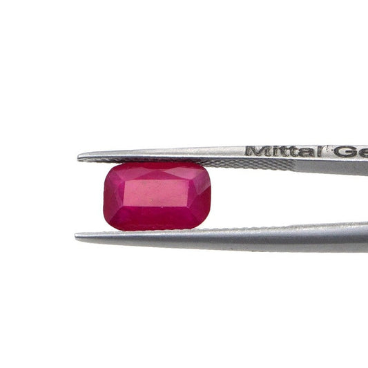 Natural Bangkok Ruby Calibrated Long Cushion | 5x7mm & 6x8mm