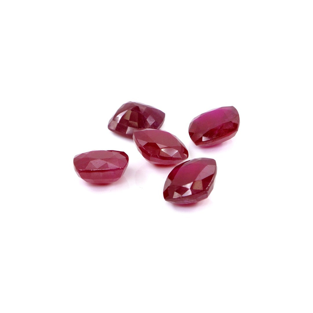 Natural Bangkok Ruby Calibrated Cushions | 10mm & 11mm