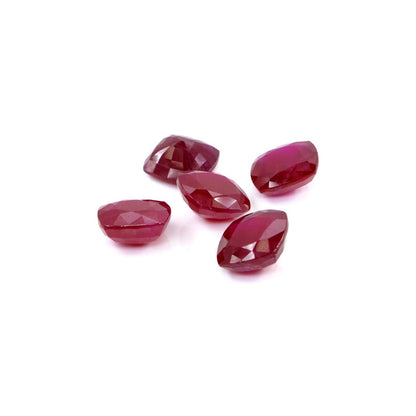 Natural Bangkok Ruby Calibrated Cushions | 10mm & 11mm