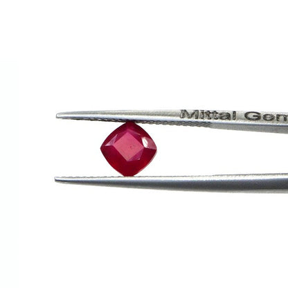 Natural Bangkok Ruby Calibrated Cushions | 6mm & 7mm