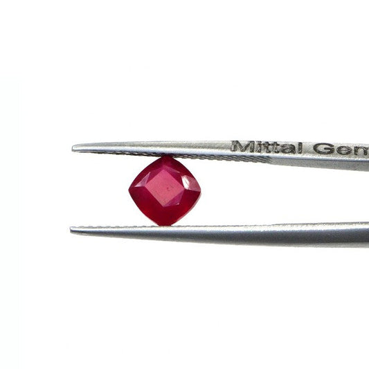 Natural Bangkok Ruby Calibrated Cushions | 6mm & 7mm