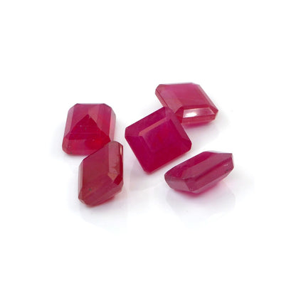 Natural Bangkok Ruby Calibrated Octagons | 9x11mm & 10x12mm