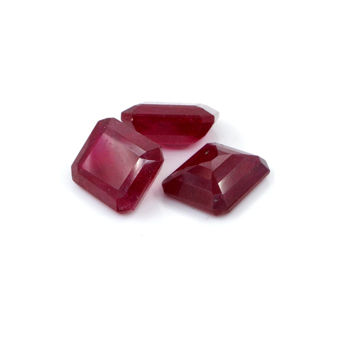 Natural Bangkok Ruby Calibrated Octagons | 10x12mm & 11x14mm