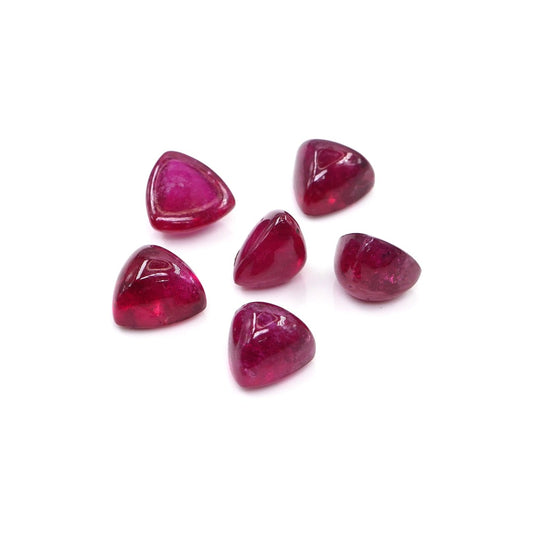 Natural Bangkok Calibrated Cabochon Trillions | 9mm & 10mm