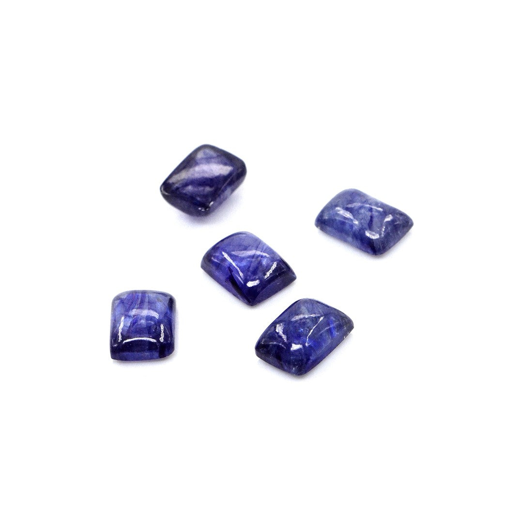Natural Bangkok Blue Sapphire Calibrated Cabochon Octagons | 5x7mm & 6x8mm