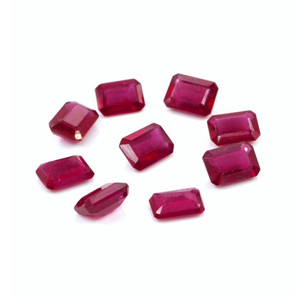 Natural Bangkok Ruby Calibrated Octagons | 5x7mm & 6x8mm