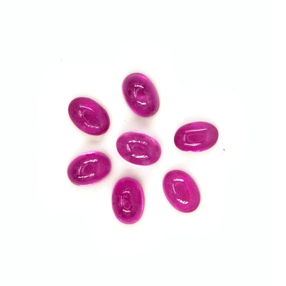 Natural Bangkok Ruby Calibrated Cabochon Ovals | 3x5mm & 4x6mm