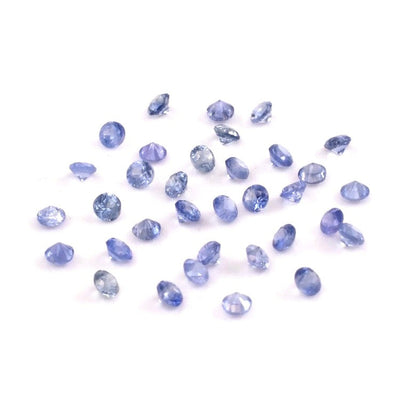 Natural Untreated Blue Sapphire Calibrated Rounds | 1.5mm & 1.75mm