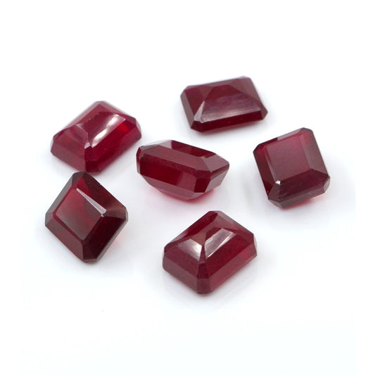 Natural Bangkok Ruby Calibrated Octagons | 9x11mm & 10x12mm
