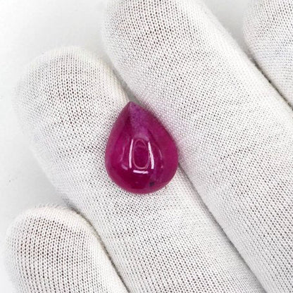Natural Bangkok Ruby Cabochon Pears | 13.29cts