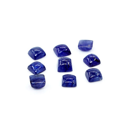 Natural Bangkok BS (H), Sq Calibrated Cabochon Squares | 5mm & 6mm