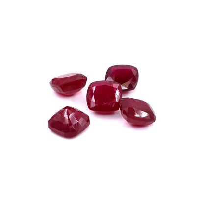 Natural Bangkok Ruby Calibrated Cushions | 8mm & 9mm