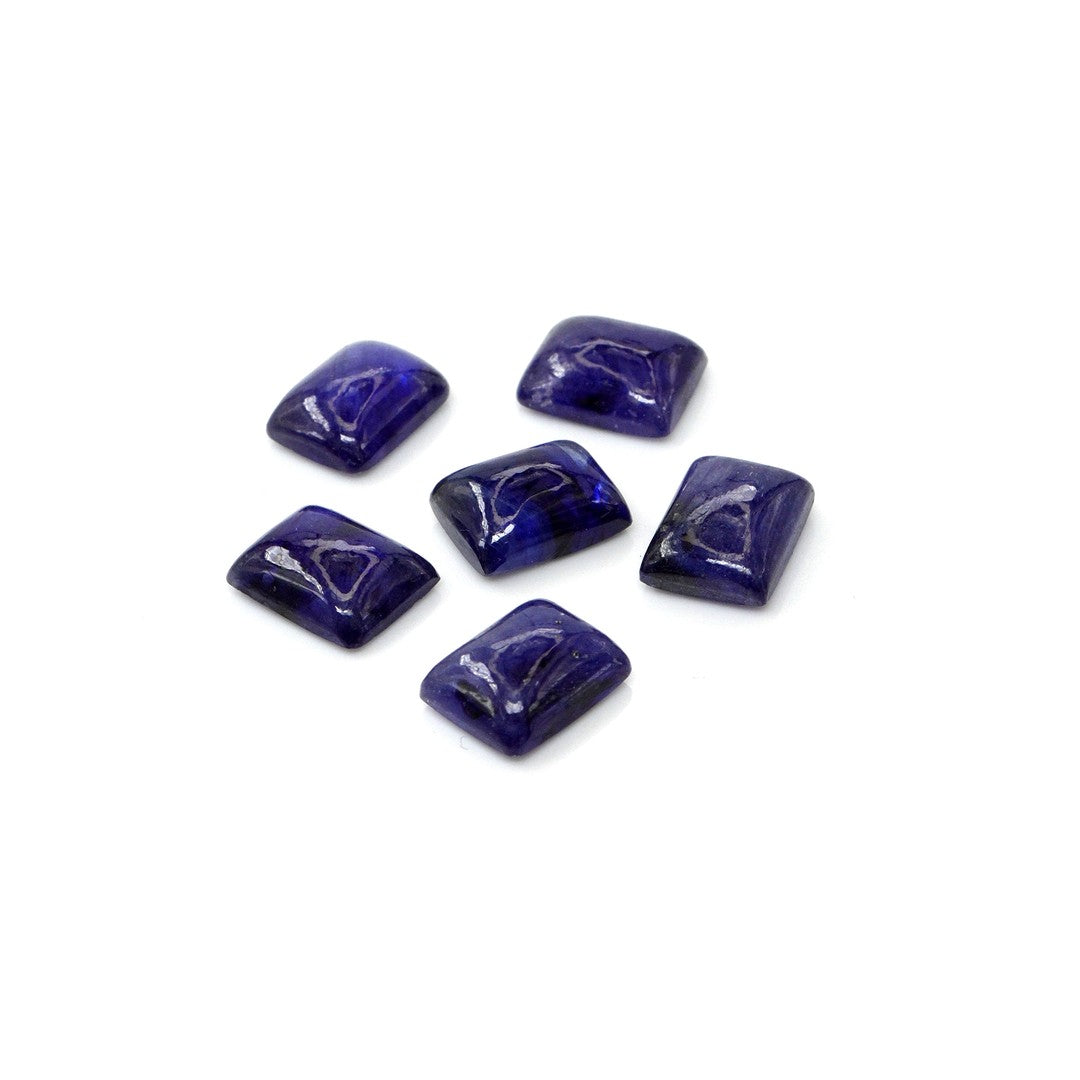Natural Bangkok Blue Sapphire Calibrated Cabochon Octagons | 7x9mm & 8x10mm