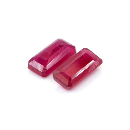 Natural Bangkok Ruby Calibrated Octagons | 5x10mm & 6x12mm
