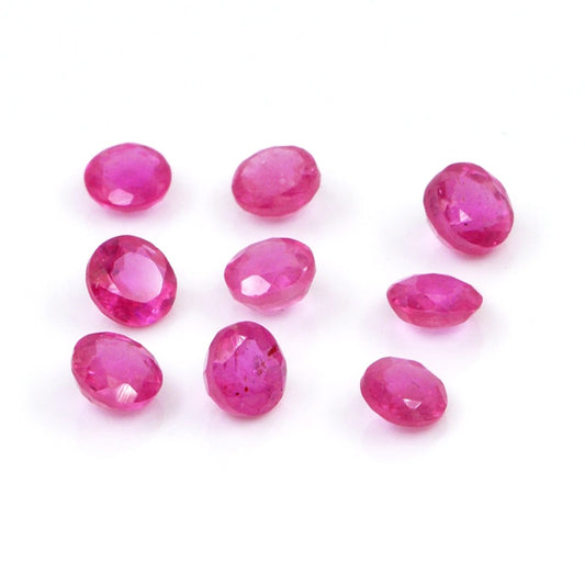 Natural Bangkok Ruby Calibrated Rounds | 4mm
