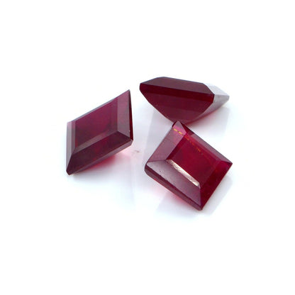 Natural Bangkok Ruby Calibrated Squares | 8mm & 9mm