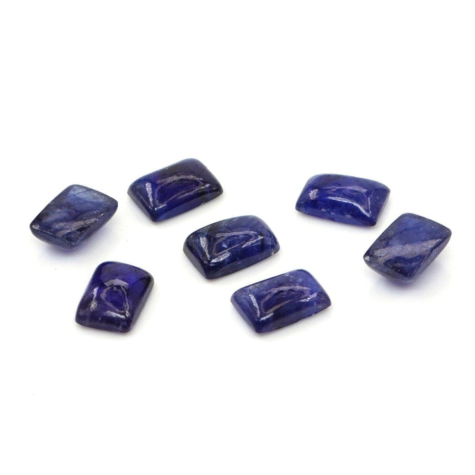Natural Bangkok Blue Sapphire Calibrated Cabochon Octagons | 5x7mm & 6x8mm