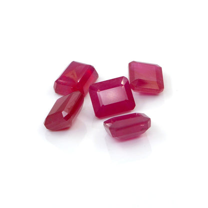 Natural Bangkok Ruby Calibrated Octagons | 9x11mm & 10x12mm