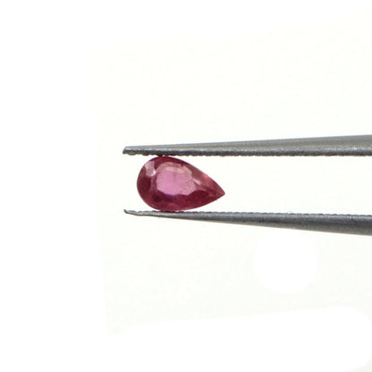 Natural Bangkok Ruby Calibrated Pears | 3x5mm & 4x6mm
