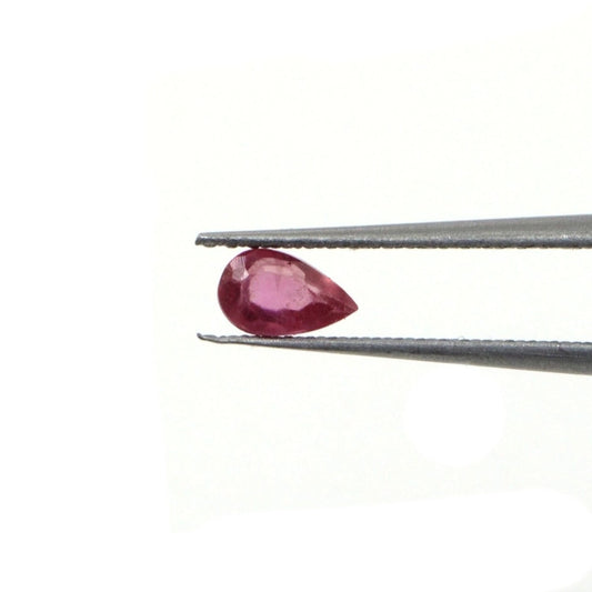 Natural Bangkok Ruby Calibrated Pears | 3x5mm & 4x6mm