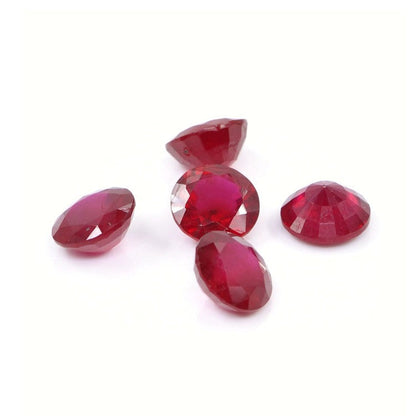 Natural Bangkok Ruby Calibrated Rounds | 8mm & 9mm