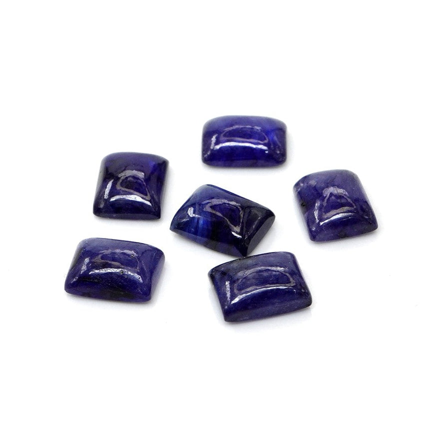 Natural Bangkok Blue Sapphire Calibrated Cabochon Octagons | 7x9mm & 8x10mm