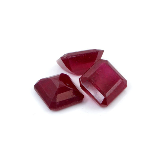 Natural Bangkok Ruby Calibrated Octagons | 10x12mm & 11x14mm