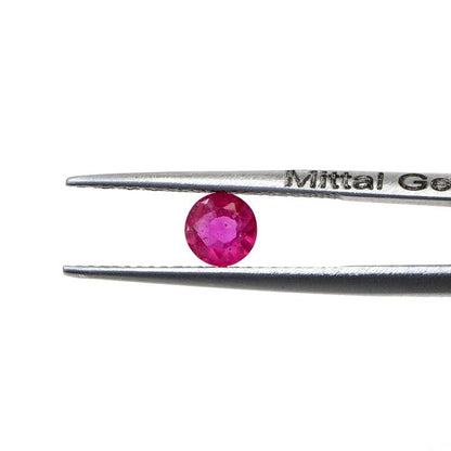 Natural Bangkok Ruby Calibrated Rounds | 4mm & 5mm