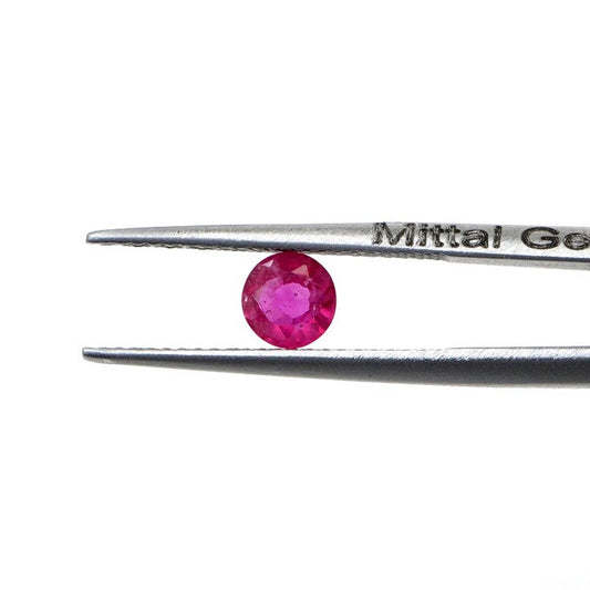 Natural Bangkok Ruby Calibrated Rounds | 4mm & 5mm
