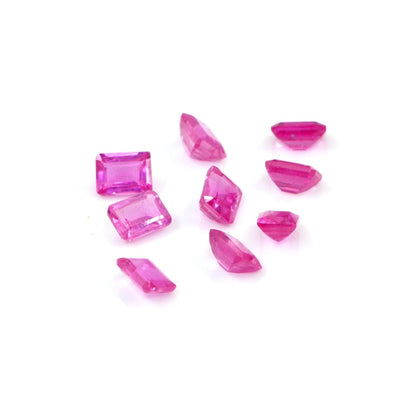 Natural Bangkok Ruby Calibrated Octagons | 3x4mm & 4x5mm