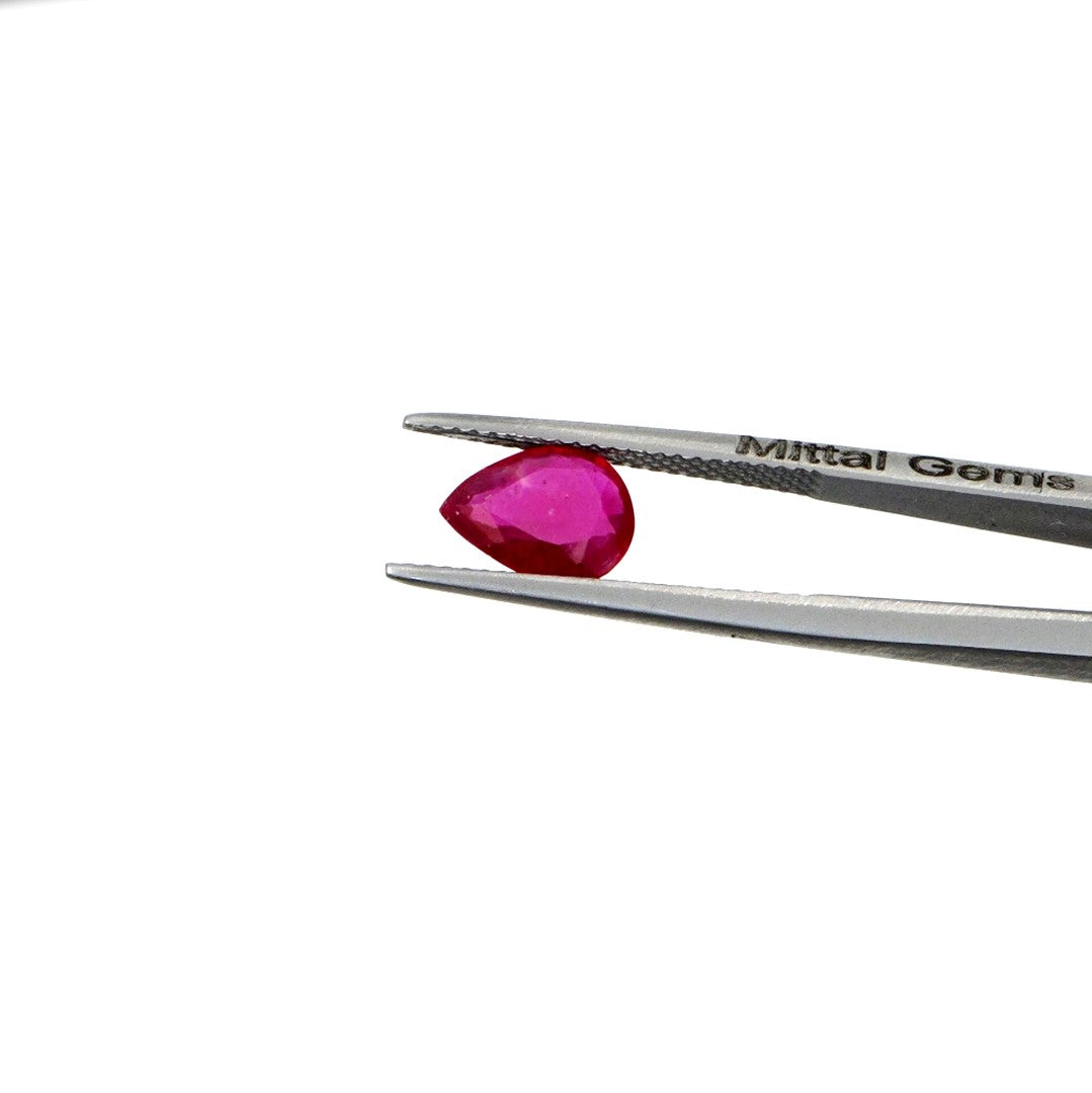 Natural Bangkok Ruby Calibrated Pears | 7x9mm & 8x10mm
