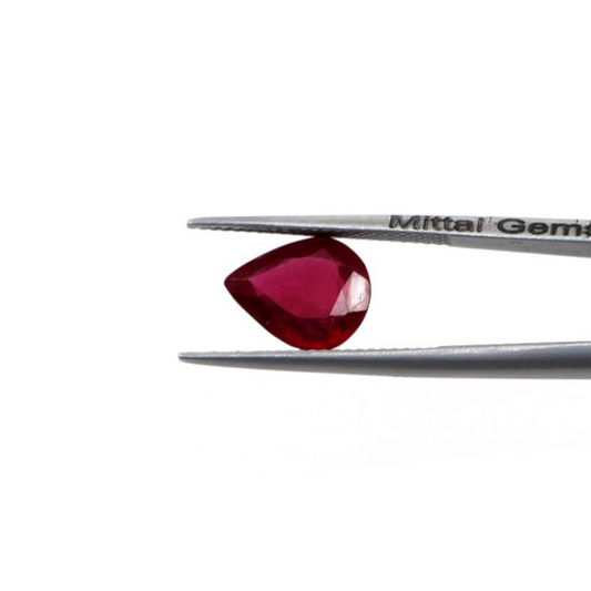 Natural Bangkok Ruby Calibrated Pears | 10x12mm & 11x14mm