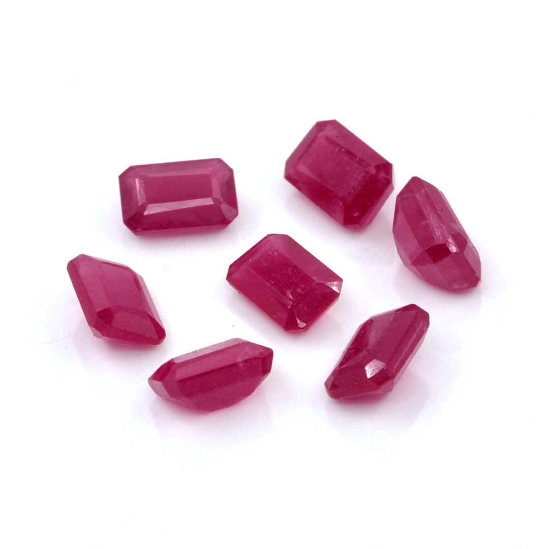 Natural Bangkok Ruby Calibrated Octagons | 3x5mm & 4x6mm