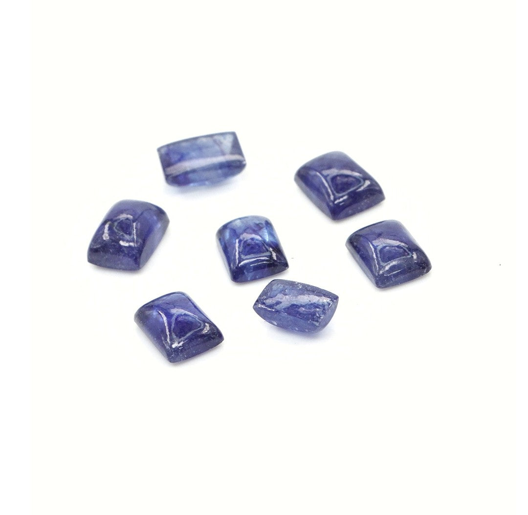 Natural Bangkok Blue Sapphire Calibrated Cabochon Octagons | 5x7mm & 6x8mm