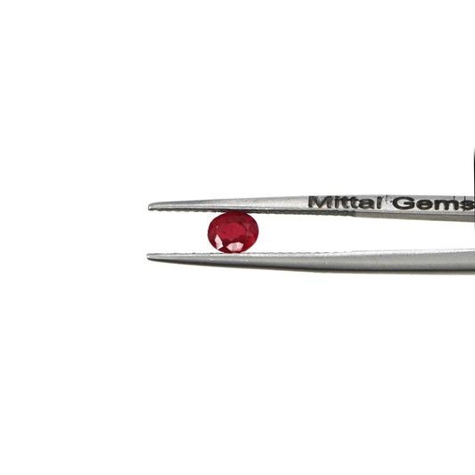 Natural Bangkok Ruby Calibrated Ovals | 3x4mm & 4x5mm