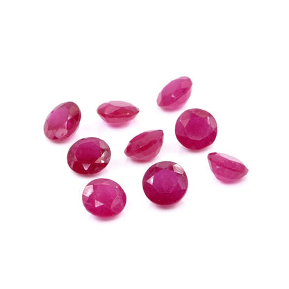 Natural Bangkok Ruby Calibrated Rounds | 6mm
