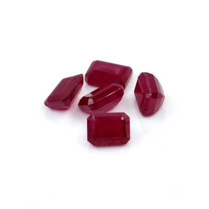 Natural Bangkok Ruby Calibrated Octagons | 9x11mm & 10x12mm