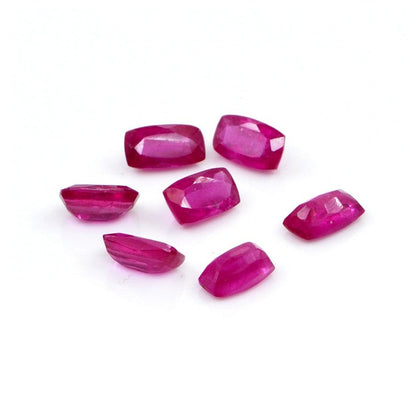 Natural Bangkok Ruby Calibrated Long Cushion | 2x4mm