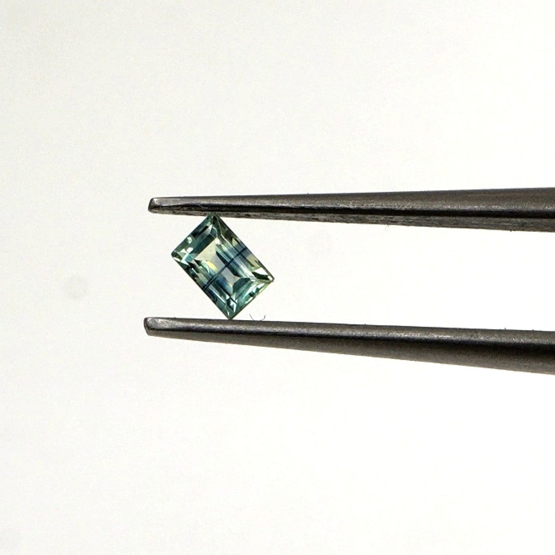 Natural Untreated Teal Sapphire Calibrated Baguettes | 2x3mm & 2.5x3.5mm