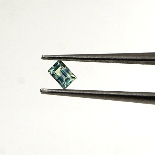 Natural Untreated Teal Sapphire Calibrated Baguettes | 2x3mm & 2.5x3.5mm