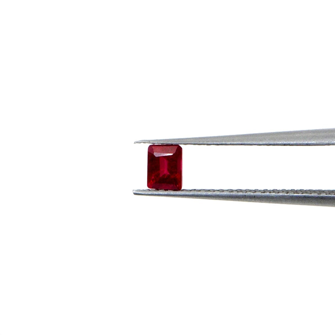 Natural Bangkok Ruby Calibrated Octagons | 3x4mm & 4x5mm