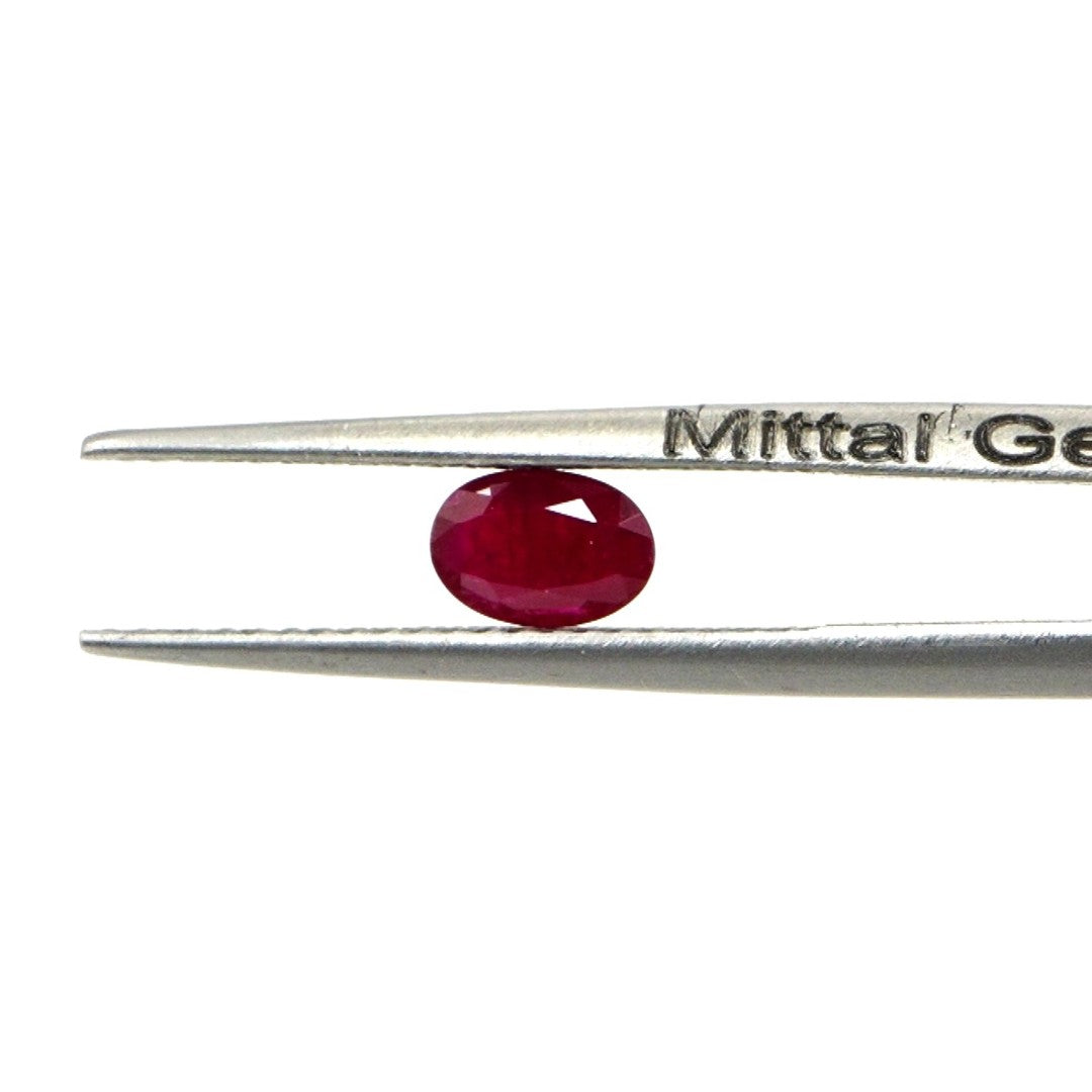 Natural Untreated Mozambique Ruby Calibrated Ovals | 3x5mm & 4x6mm