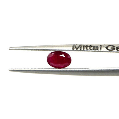 Natural Untreated Mozambique Ruby Calibrated Ovals | 3x5mm & 4x6mm
