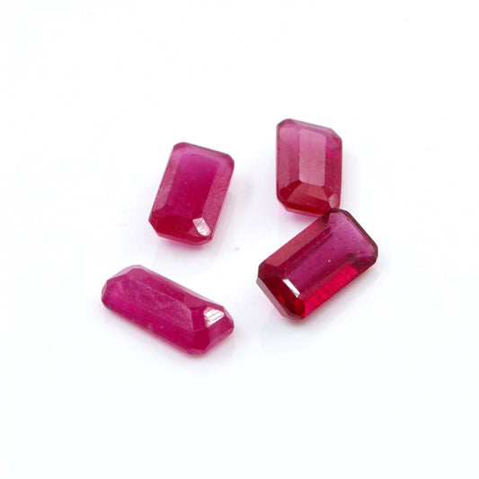 Natural Bangkok Ruby Calibrated Octagons | 4x8mm & 5x10mm