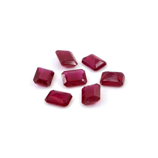 Natural Bangkok Ruby Calibrated Octagons | 6x8mm & 7x9mm